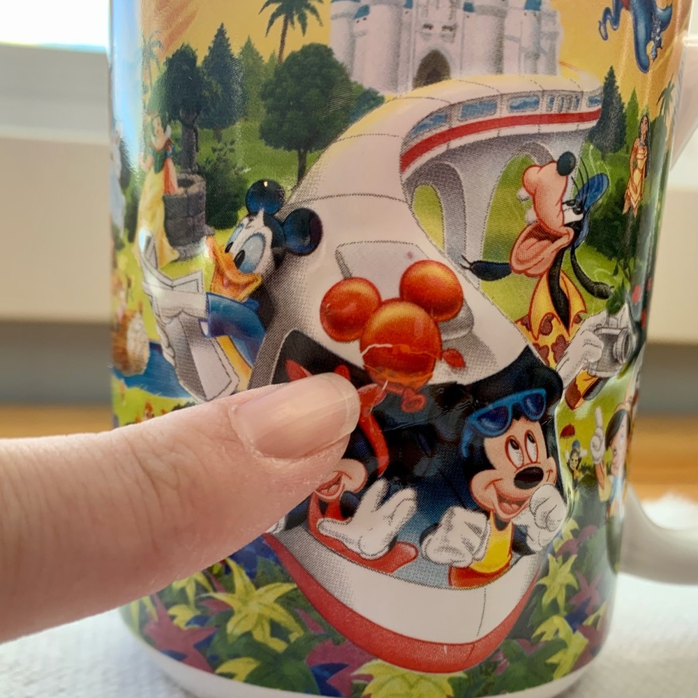 Walt Disney Word Scenic Mug GRANDMA Theme Park 3D - Picture 3 of 9
